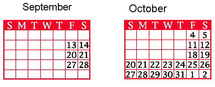 Mad Marys Calender